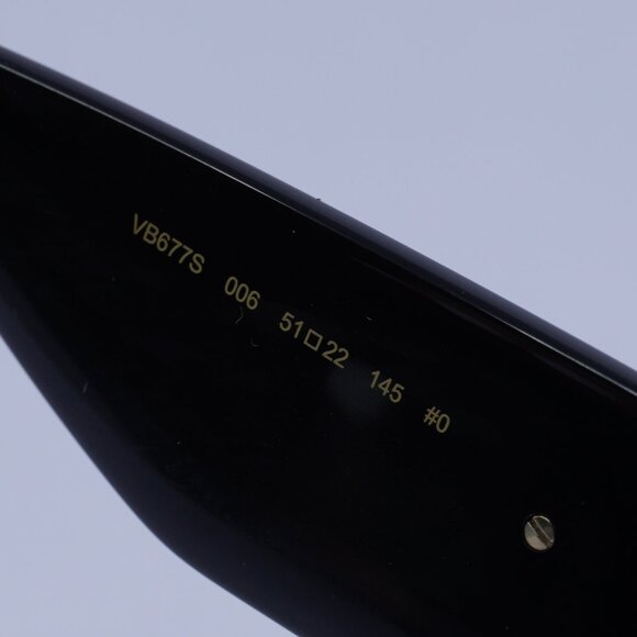 Victoria Beckham VB677S 006 Sunglasses Black Square Frame, Transparent Lenses - Picture 9 of 11